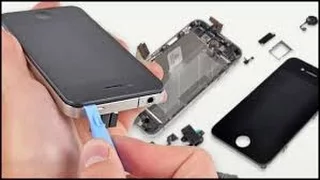 Разборка-сборка iPhone 4s, замена дисплея (desmontar el teléfono móvil iPhone 4S)