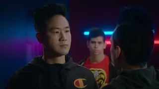 kyler getting his butt handed to him for one minute straight in cobra kai season 5