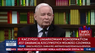 Prezes PiS Jarosław Kaczyński: To, co proponuje Rafał Trzaskowski to radykalne ograniczenie wolności