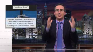 John Oliver episode about the drones