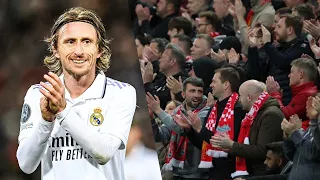 Luka Modric Gets Standing Ovation From Liverpool Fans at Anfield Following Real Madrid 5-2
