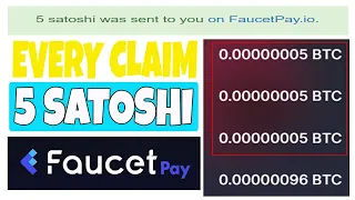 Every Minute 5 Satoshi BTC Free Claim