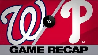 Strasburg leads the Nats in shutout win | Nationals-Phillies Game Highlights 7/12/19