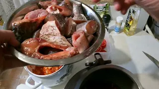 Афганский казан творит чудеса! Приготовление рыбы щука,язь, окунь!  #афганскийказан #щука #язь