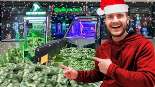 You Won't Believe How Much MONEY Our CHRISTMAS ARCADE Made!