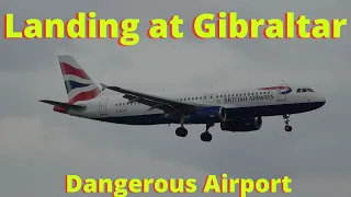 British Airways Landing at Gibraltar Airport
