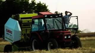 Zetor 5340 & Claas Variant 260 ☆ Prasowanie słomy 2O22 ☆ WladekTEAM