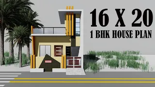 16 by 20 duplex house plan,16*20 house plan,16x20 new design