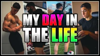 A Day in the Life of a COLLEGE Student, Youtuber, & Bodybuilder!