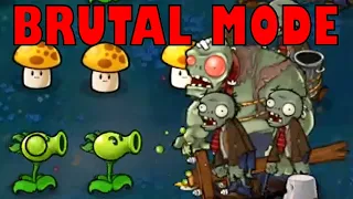 Plants Vs. Zombies - BRUTAL MODE Mod! (Harder than PvZ Plus)