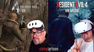 Resident Evil 4 - VR /  Meta Quest 3 remaster vs PSVR2 remake  / Comparison