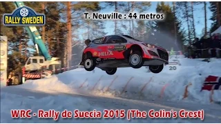 Saltos Colin's Crest 2015 (Sweden Jumps) - WRC Rally de Suecia - Record Thierry Neuville