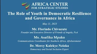 The Role of Youth in Democratic Resilience and Governance in Africa