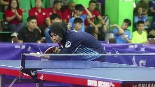 TENIS MEJA PUTRI "ASEAN SCHOOL GAMES 2019" INDONESIA VS SINGAPURA