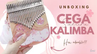 The prettiest kalimba!!! 🌸🌸 Cega 21 keys Sakura | Unboxing 📦