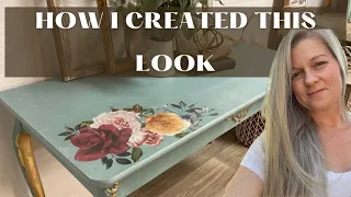 ANYONE can do it! UPCYCLE table FURNITURE FLIPPING for the BEGINNER $5 table-turned Homeschool Desk