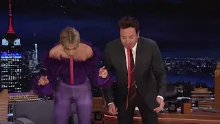 Millie Bobby Brown Challenges Jimmy to a Fruit by the Foot Race