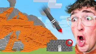 Testing Minecraft Natural Disaster Hacks To See If I'll Survive