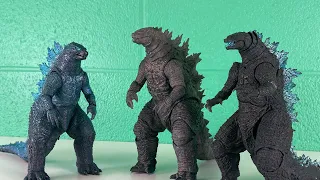Hiya, monsterarts and Neca Monsterverse Godzilla stop motion test