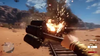 Battlefield 1 how to kill/destroy the train in the last mission walkthrough final cutscene video