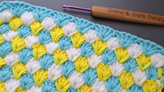 PERFECT!🧶You will definitely love this crochet pattern! Crochet baby blanket Tulip bouquet stitch 🌷