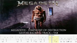 MEGADETH - Symphony of Destruction [GUITARLESS BACKING TRACK + TAB]