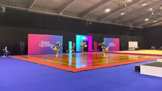 Freya’s Gold medal senior group 2023 aerobic British gym championships #aerobicgymnastics