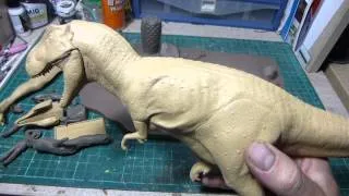 Dinosaur Model Review : 1/35 Tyrannosaurus Diorama by Tamiya