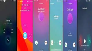 6 phones screen recorder mix/ Incoming calls