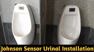 Sensor Urinal fitting I Johnson Urinal Installation I Johnson Sensor Urinal Installation