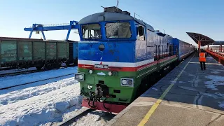 Tynda - Nizhny Bestyakh (Yakutsk) | Platzkart carriage in train No. 328 | Yakutian Railway