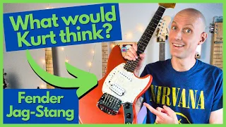 Is the Fender Kurt Cobain Jag-Stang worth it? [review & demo] #nirvana #guitarreview