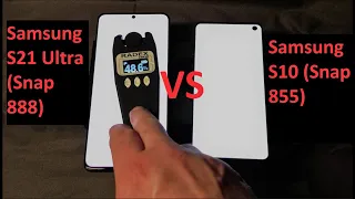 Samsung S21 Ultra Snapdragon 888 VS Samsung S10 (Snap 855). Мини обзор - сравнение.