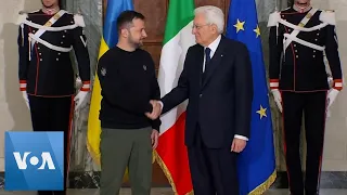 Zelenskyy Meets Italian President in Rome  | VOA News