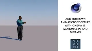 Add your own motion clips in Cinema 4D with Mixamo
