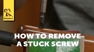 Quick Tip: How To Remove a Stuck Gun Screw