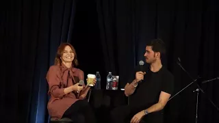 Burbank 2017 Jmo Colin Gold panel on Colin's scar, Jen's confusion over wish hook, baby names, menti