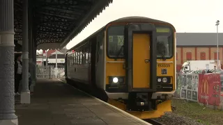 The 15.28 to Ipswich departs from Felixstowe 13th April 2018