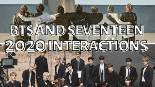 [NEW 2020] BTS (방탄소년단) AND SEVENTEEN (세븐틴) INTERACTION / MOMENTS