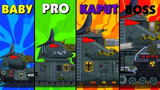 Эволюция Гибридов BABY KAPUT vs PRO vs KAPUT vs BOSS - Мультики про танки