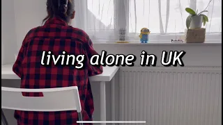 Living alone in UK || new IKEA table || Tiramisu || went out with friends || Indian takeaways