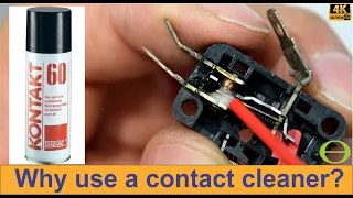 Why use a contact cleaner? How to use a contact cleaner.