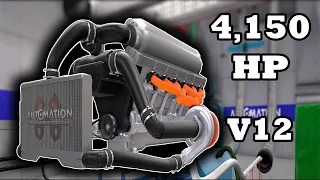 The Most Powerful V12 Engine Ever | Automation The Car Company Tycoon Game