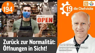 Uni-Klinik Chefvirologe für Öffnung: Covid-Medikamente entlasten Klinik! Entspannung ab Mitte Feb.!