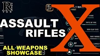 Mass Effect Andromeda - All Assault Rifles X Guide with Showcase (Research Weapon)