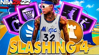 THE MOST INSANE SLASHING FOUR BUILD ON NBA 2K22 CURRENT GEN