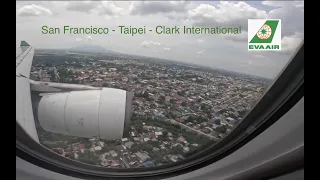 EVA AIR - PREMIUM ECONOMY - SAN FRANCISCO INTL TO TAIPEI TO CLARK INTL, PHILIPPINES