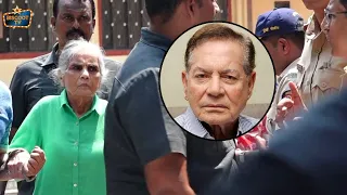 Salman Khan Parents Salim Khan & His Wife Step Out To Cast Their Vote In The Lok Sabha Elections