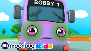 Bobby The Bus Is Sick | Gecko's Garage | Kids Cartoons & Nursery Rhymes | Moonbug Kids