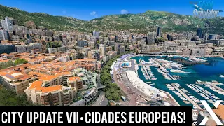 MSFS2020 City Update VII - Cidades Europeias • Impressionante! (XBOX Series X)